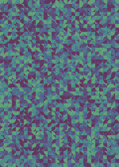 Abstract Geometric Pattern generative computational art illustration
