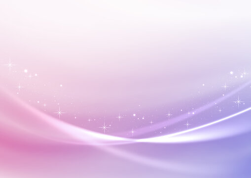 上品な曲線と煌めき　背景素材（ピンク×紫）