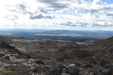 landscape with clouds