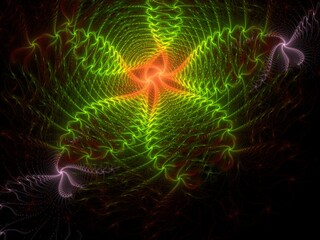 Imaginatory fractal background Image