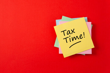 Tax time - Notification of the need to file tax returns and tax form