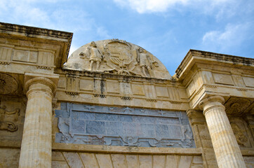 Roman arch in Cordoba, Spain.