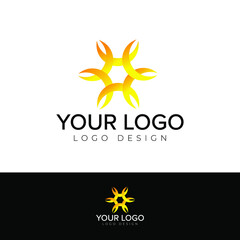 creative abstract logotype design vector template