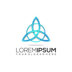 Modern Construction Circle Logo Template