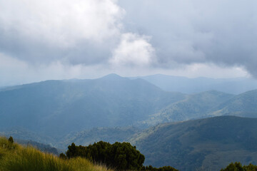 Scenic mountain landscapes in the Abaredare Ranges, Kenya