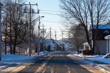 The main street of the village