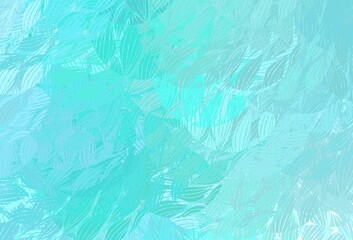 Light Green vector texture with abstract forms.