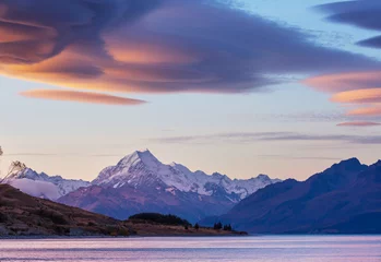 Crédence de cuisine en verre imprimé Aoraki/Mount Cook Mont Cook