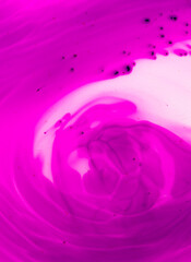Red potassium permanganate as an abstract background .