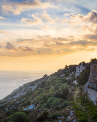 Fototapeta premium sunset over the sea