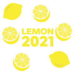 pattern with lemons. Bright summer design. lemon background texture
