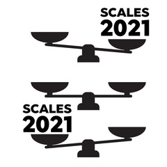 scales lifestyle icon. balance icons. Business success
