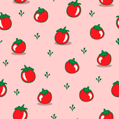 tomatoes seamless pattern.colors juicy tomatoes seamless pattern.colors juicy background.Abstract seamless pattern tomatoes with stylized tomatoes. Modern exotic design for cover, paper, wrapping pape
