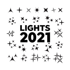 Sparkles, glowing light effect stars and bursts. Bright firework, decoration twinkle, shiny flash