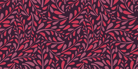 Fototapeta premium Stylish organic background. Seamless pattern.Vector. スタイリッシュ有機的パターン