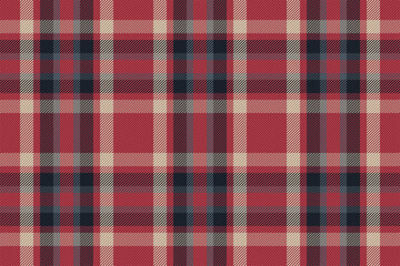 Plaid pattern seamless. Check fabric texture. Stripe square background. Vector textile design.