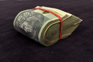 plik banknotów