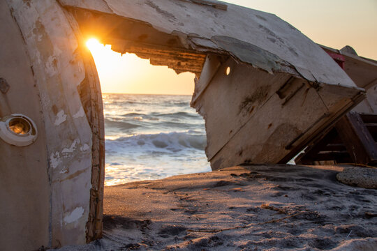 Fototapeta Schriffswrack
