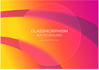 Glassmorphism. Abstract background.