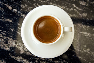 Turkish coffee is ready to drink