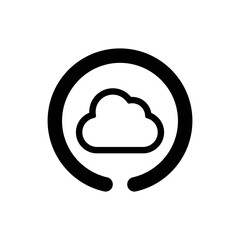 Cloud storage icon