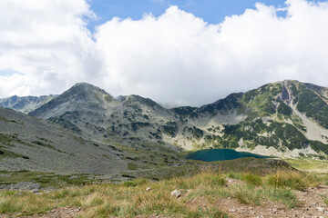 Fototapeta na wymiar Landscape with Vlahini Lakes, Pirin Mountain, Bulgaria