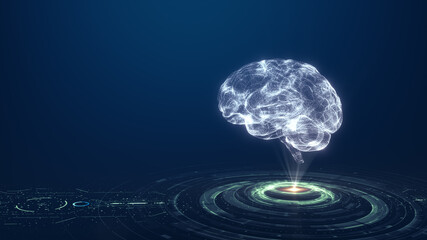 Technology Artificial intelligence (AI) concept.