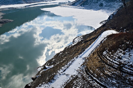 Nuvole nel lago
