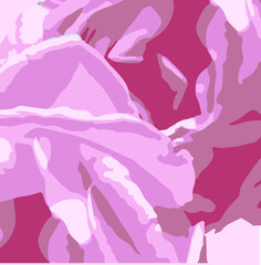 Abstract rose vector pink rose pattern drawing vectors