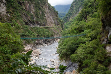 Fototapeta na wymiar View of nature landscape mountain in taroko National park at Hualien,taiwan.