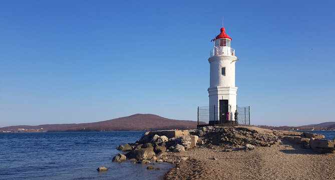 lighthouse on the coast