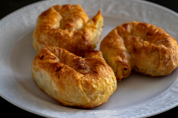Turkish style pie with minced meat