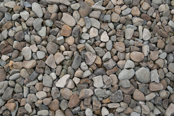 Stone texture and background with old small stones