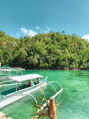 tropical island boat trip lagoon