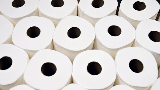 Supply of toilet paper rolls