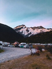 campervan roadtrip Mount Cook, New Zealand
