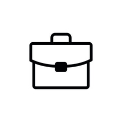 Suitcase icon set. Briefcase vector icon. Business bag icon symbol.