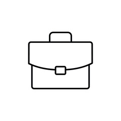 Suitcase icon set. Briefcase vector icon. Business bag icon symbol.