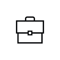 Suitcase icon set. Briefcase vector icon. Business bag icon symbol.