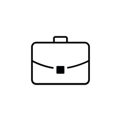 Suitcase icon set. Briefcase vector icon. Business bag icon symbol.