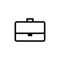 Suitcase icon set. Briefcase vector icon. Business bag icon symbol.