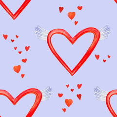 Valentine's Day heart pattern