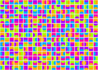 Abstract Geometric Pattern generative computational art illustration