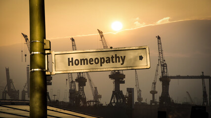 Street Sign to Homeopathy