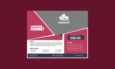 Real Estate Flyer Template Fully Editable Design Very unique 
