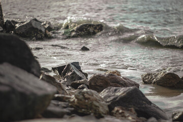 water and rocks