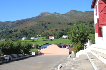 La place de Sare, Pays basque français