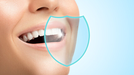 Teeth protected by good hygiene, products and dental care