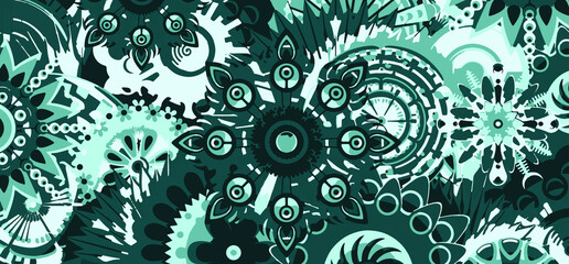 abstract background with circles