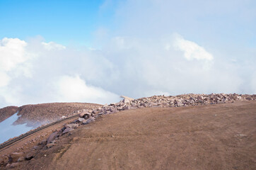 atop summit of pikes peak